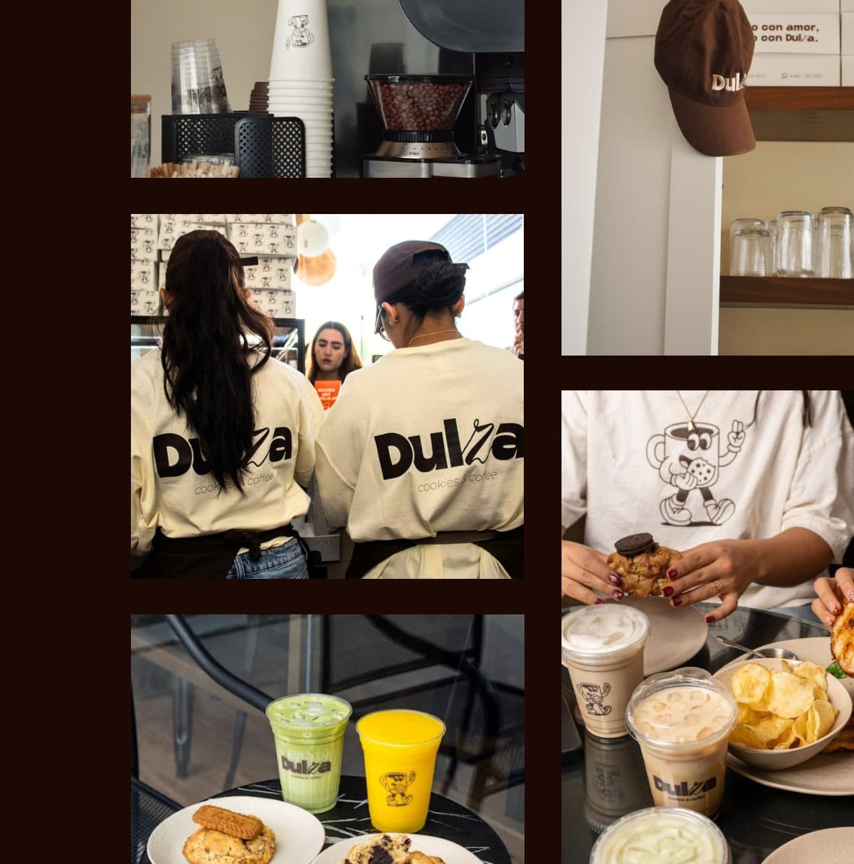 Equipo, productos y detalles Dulza